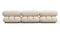 Bellini Outdoor - Mario Bellini Outdoor Three Seater Sofa, Cream Chunky Performance Weave