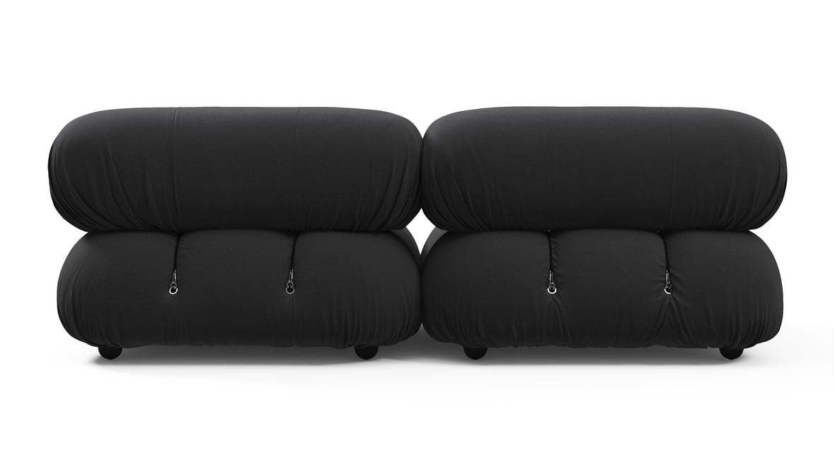 Bellini Outdoor - Mario Bellini Outdoor Two Seater Sofa, Black Performance Weave