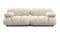 Bellini Outdoor - Mario Bellini Outdoor Two Seater Sofa, Cream Chunky Performance Weave