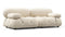 Bellini Outdoor - Mario Bellini Outdoor Two Seater Sofa, Cream Chunky Performance Weave