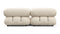 Bellini Outdoor - Mario Bellini Outdoor Two Seater Sofa, Cream Chunky Performance Weave