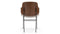 The Penguin - The Penguin Dining Chair, Wheat Gray Cashmere Wool and Walnut