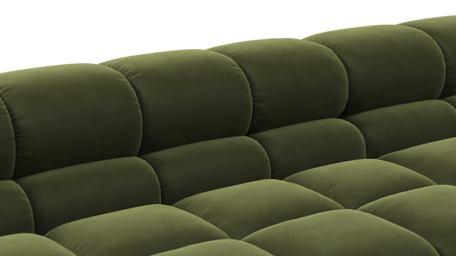 Tufty - Tufty Sectional, Large Left Corner, Thyme Luxe Velvet