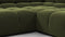 Tufty - Tufty Sectional, U Shape, Thyme Luxe Velvet