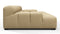 Tufty Outdoor - Tufty Outdoor Sectional, Extra Deep Sofa, Latte Performance Weave