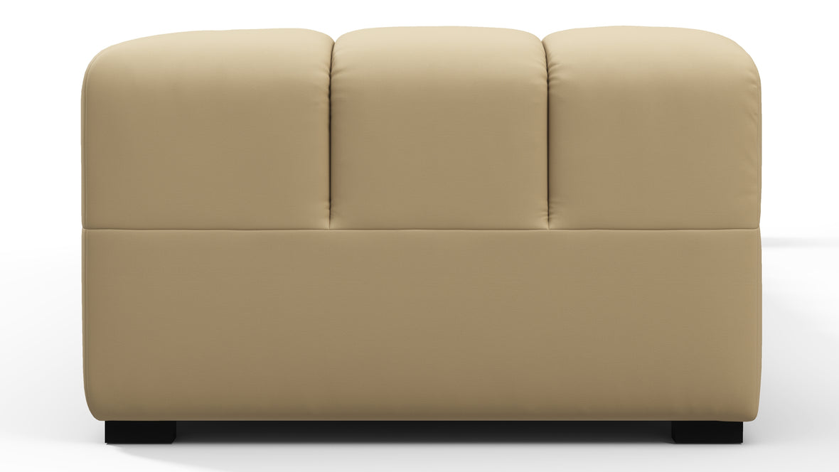 Tufty Outdoor - Tufty Outdoor Sectional, Extra Large Sofa, Latte Performance Weave