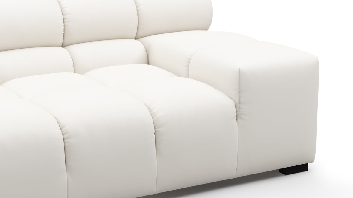 Tufty Outdoor - Tufty Outdoor Sectional, Extra Large Sofa, Soft White Performance Weave