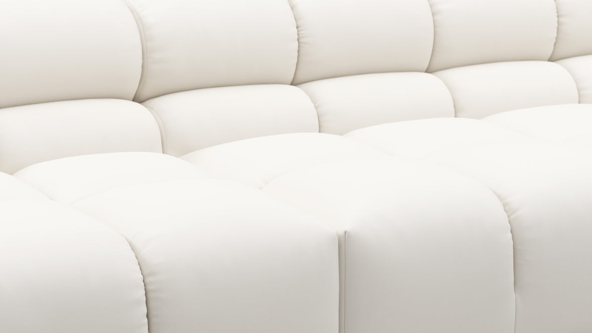 Tufty Outdoor - Tufty Outdoor Sectional, Extra Large Sofa, Soft White Performance Weave