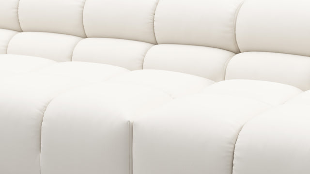 Tufty Outdoor - Tufty Outdoor Sectional, Large, Right Chaise, Soft White Performance Weave