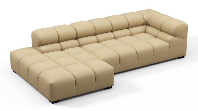 Tufty Outdoor - Tufty Outdoor Sectional, Small L, Left, Latte Performance Weave