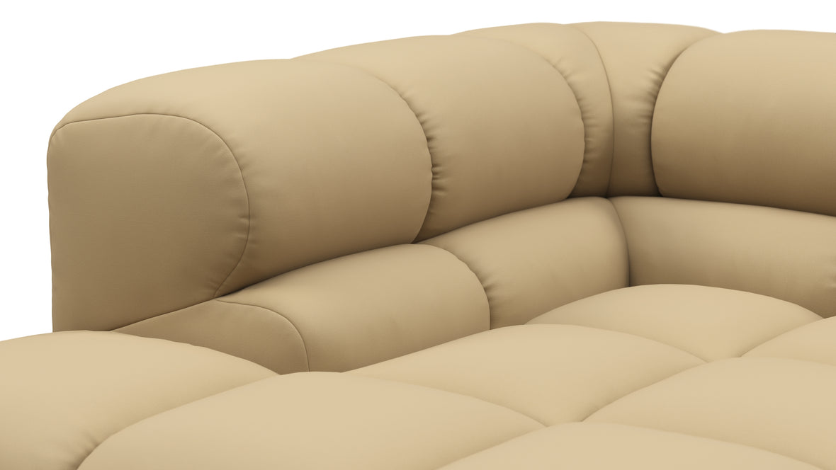 Tufty Outdoor - Tufty Outdoor Sectional, Small L, Right, Latte Performance Weave