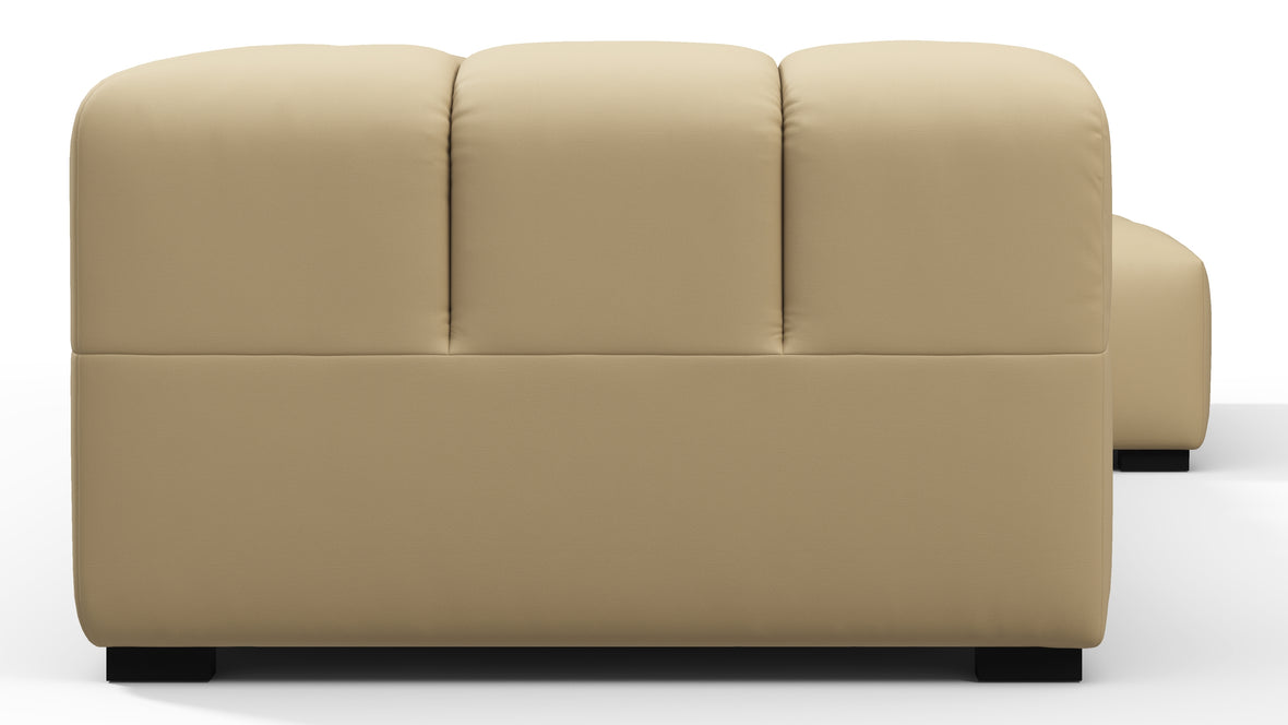 Tufty Outdoor - Tufty Outdoor Sectional, Small L, Right, Latte Performance Weave