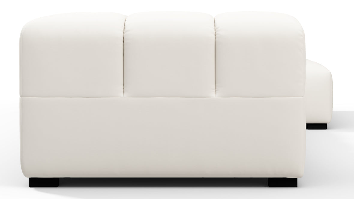 Tufty Outdoor - Tufty Outdoor Sectional, Small L, Right, Soft White Performance Weave