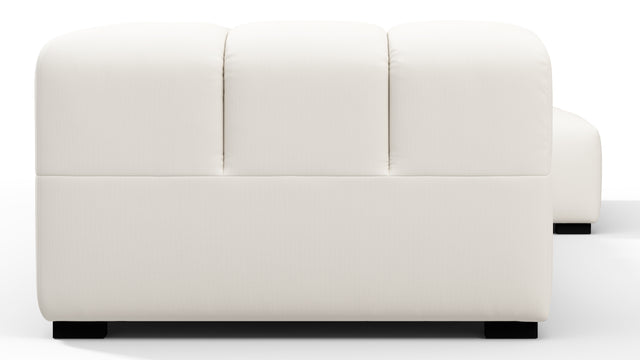 Tufty Outdoor - Tufty Outdoor Sectional, Small L, Right, Soft White Performance Weave