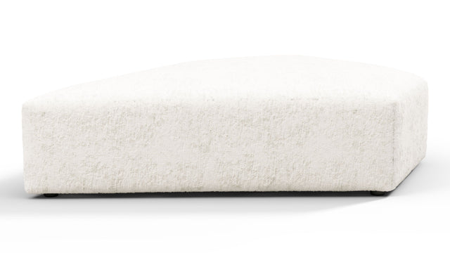 On the Rocks - On the Rocks Module, Seat Section 3, White Textured Chenille