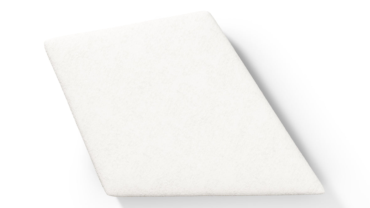 On the Rocks - On the Rocks Module, Seat Section 2, White Textured Chenille