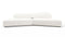 On the Rocks - On the Rocks Sofa, Small, White Textured Chenille