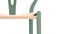 Wish - Wish Bar Stool, Green, 29.5