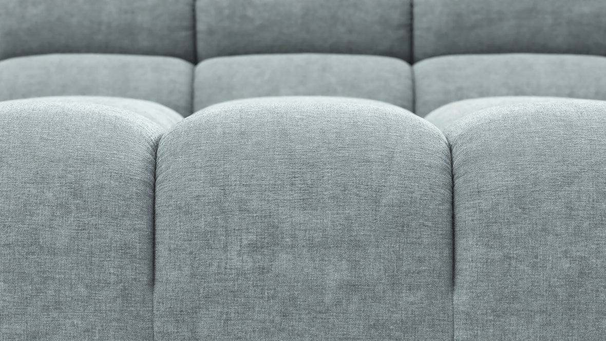 Tufty - Tufty Module, Extra Large Left Corner, Cerulean Chenille
