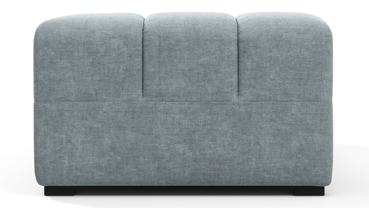 Tufty - Tufty Module, Extra Large Left Corner, Cerulean Chenille