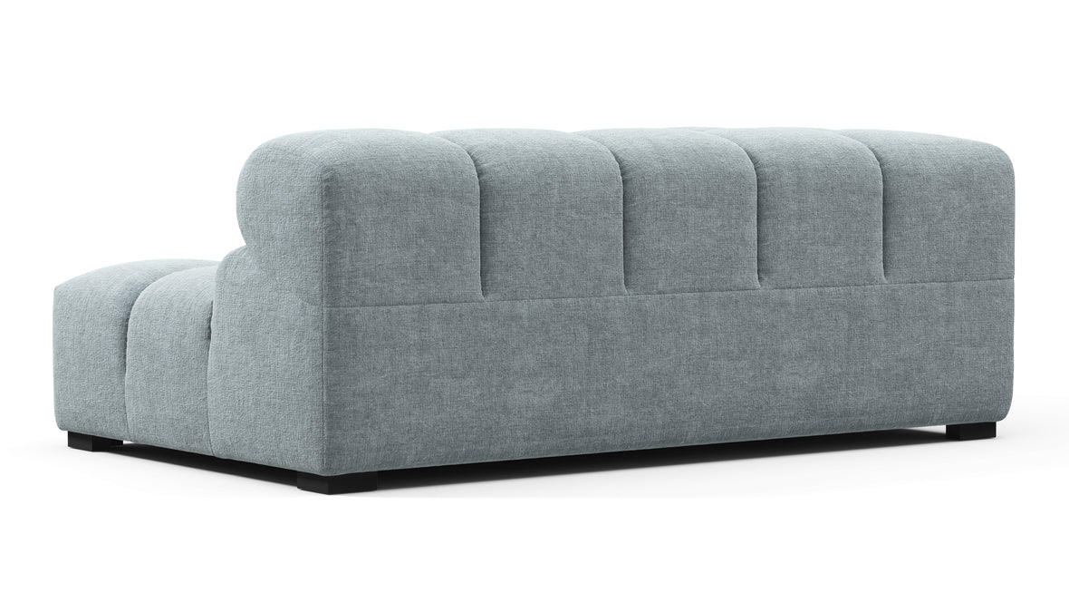 Tufty - Tufty Module, Extra Large Left Corner, Cerulean Chenille