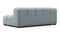 Tufty - Tufty Module, Extra Large Left Corner, Cerulean Chenille