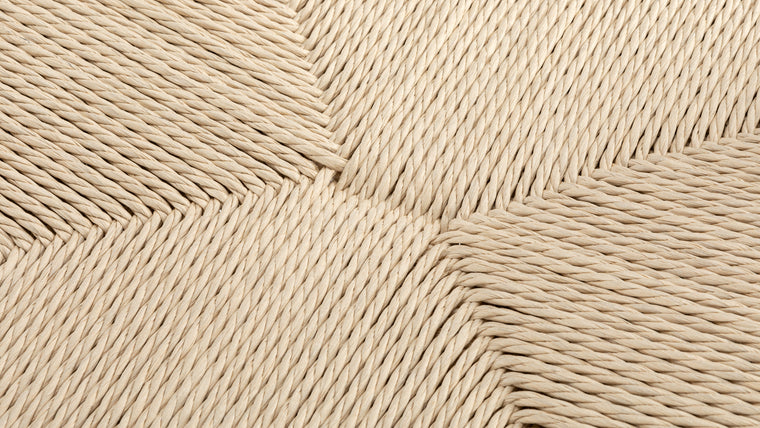 METICULOUSLY CONSTRUCTED | The beauty is truly in the details when it comes to the Wish Chair. Each chair is handcrafted, as evidenced by the stunningly intricate seat, which is woven by hand by our artisans. Our wish is that you’ll use your Wish Chairs on a daily basis before passing them down to future generations.
