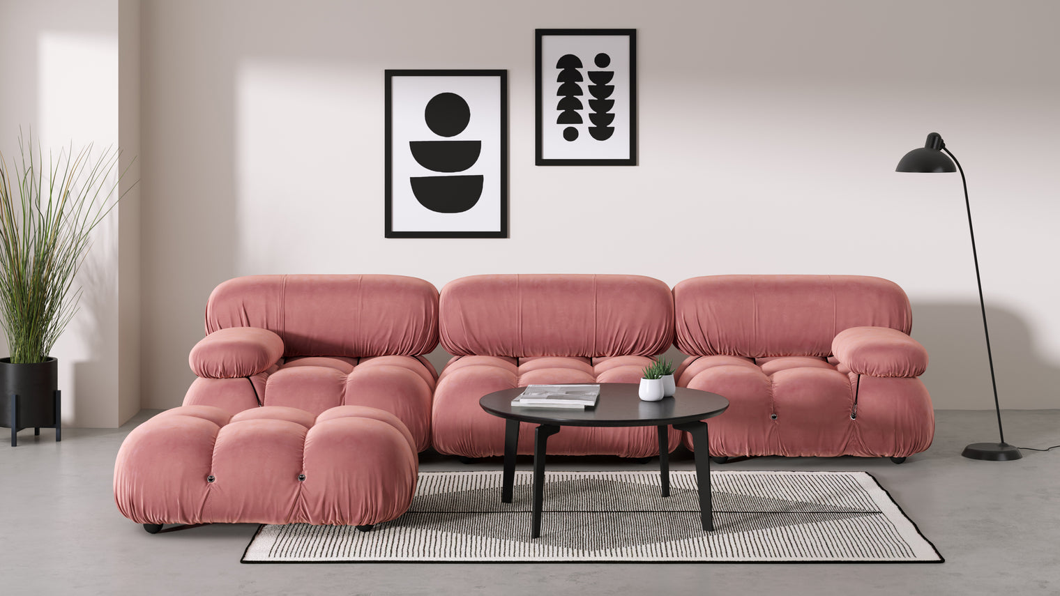 Stylish Sectional|With the Belia’s sectional design, you can create a sofa that suits your space. The soft curves of each carefully crafted cushion create a luxurious and comfortable seat for the ultimate in stylish comfort.
