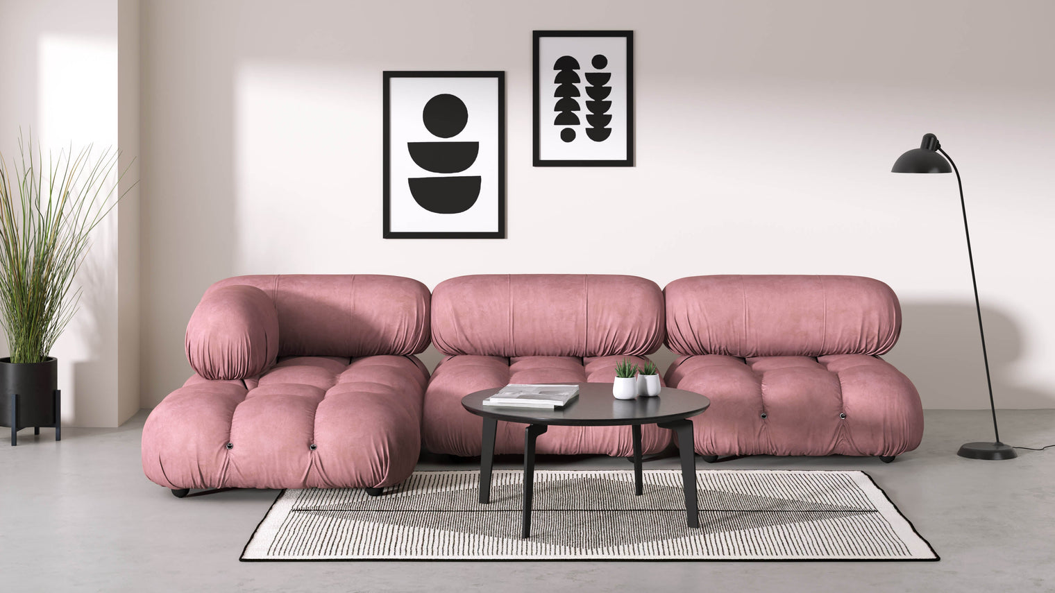 Stylish Sectional|With the Belia’s sectional design, you can create a sofa that suits your space. The soft curves of each carefully crafted cushion create a luxurious and comfortable seat for the ultimate in stylish comfort.
