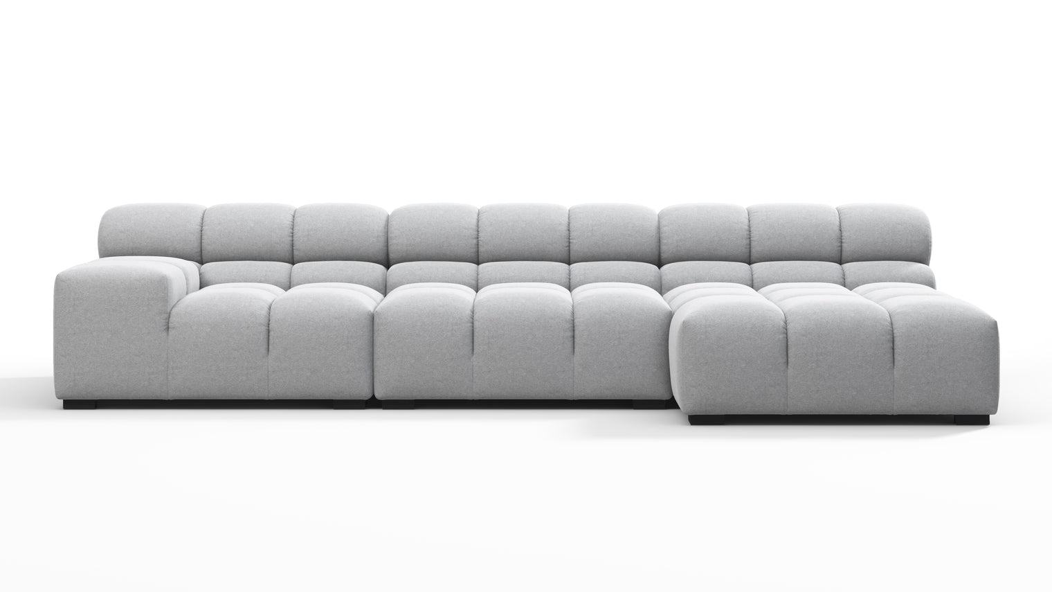 MODULAR MASTERPIECE | A modern take on 70s design, this cloud-like sectional is all about leisurely lounging. Its relaxed, playful aesthetic is adored around the world.
