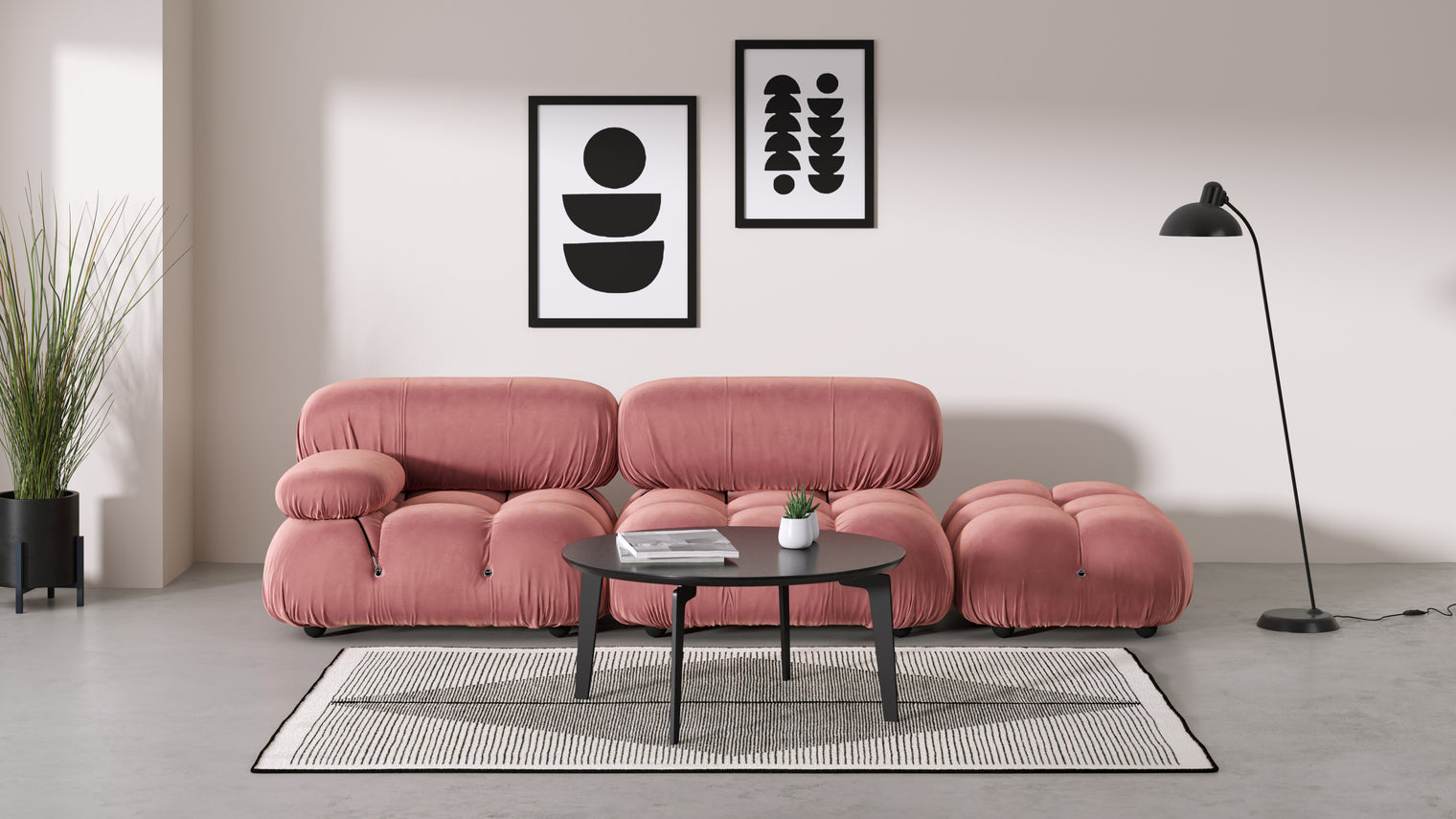 Stylish Sectional|With the Belia’s sectional design, you can create a sofa that suits your space. The soft curves of each carefully crafted cushion create a luxurious and comfortable seat for the ultimate in stylish comfort.
