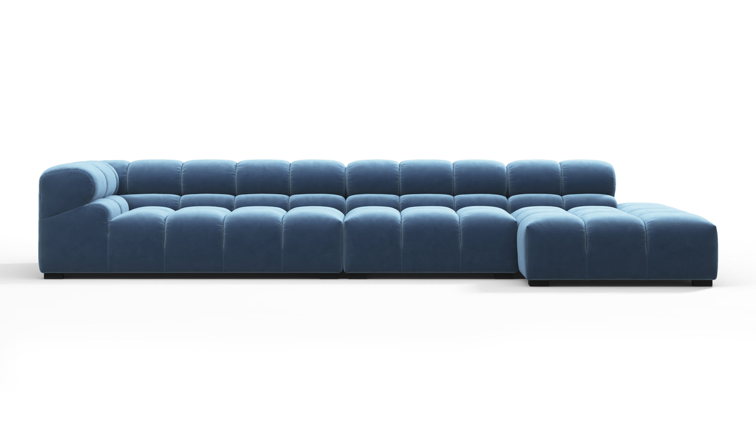 MODULAR MASTERPIECE | A modern take on 70s design, this cloud-like sectional is all about leisurely lounging. Its relaxed, playful aesthetic is adored around the world.
