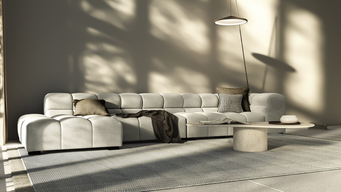 STYLISH SILHOUETTE | Striking the perfect balance between relaxed and refined, the hallmarks of the Tufty are its restrained curves and contours. Equally at home in contemporary and retro settings, this versatile piece will draw the eye and invite you in.
