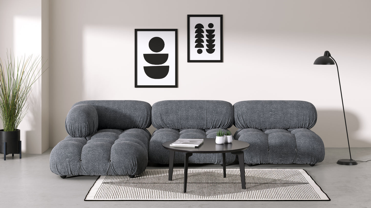 Stylish Sectional|With the Belia’s sectional design, you can create a sofa that suits your space. The soft curves of each carefully crafted cushion create a luxurious and comfortable seat for the ultimate in stylish comfort.
