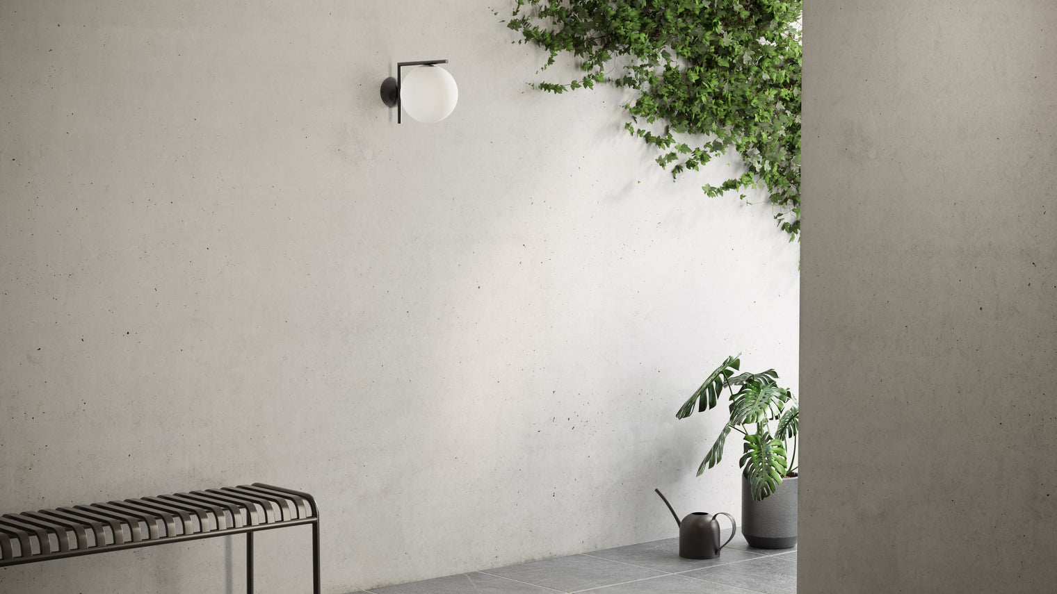 IC - IC Outdoor Wall Light, Pewter