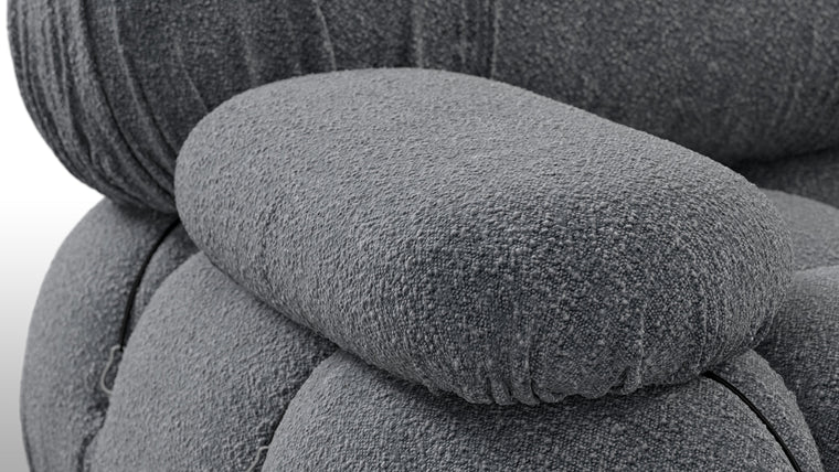 Infinite Possibilities|The generous form and soft shapes create a sofa that begs to be sat on, and the sectional design of the Belia creates endless possibilities. Inspired by the spirit of lounging and socializing, the Belia is truly a shape-shifter, adapting to every space and need.
