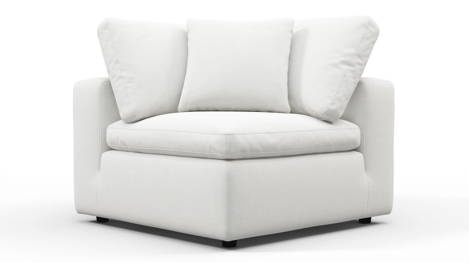 TAILORED AESTHETIC | Whether your style leans towards contemporary, traditional, or eclectic, the Sky Sofa effortlessly adapts to design preferences. Its neutral color palette serves as a canvas for creativity, allowing for accessorizing with bold accent pillows, throws, or statement coffee tables to make it truly unique.
