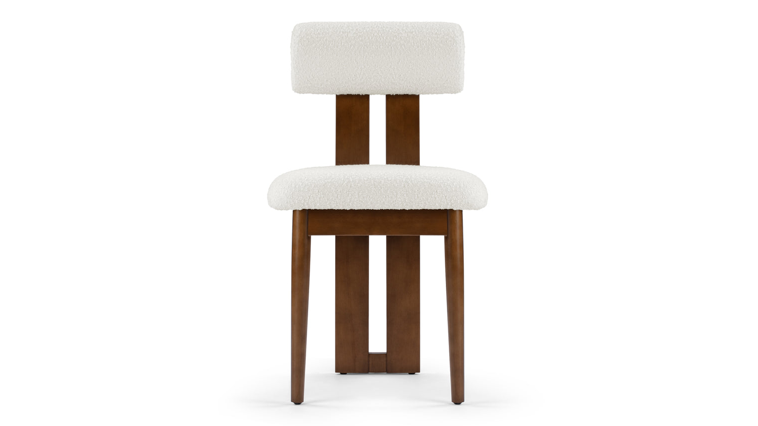 Hippo - Hippo Dining Chair, White Boucle