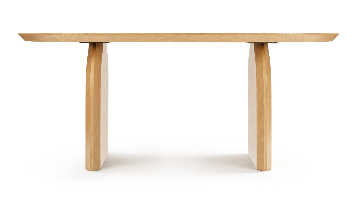 Luna - Luna Oval Dining Table, Oak, 70in