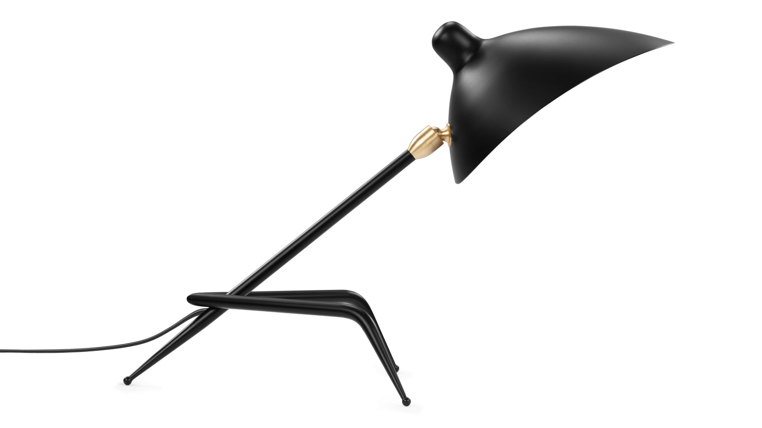 Mouille - Mouille Tripod Table Lamp, Black