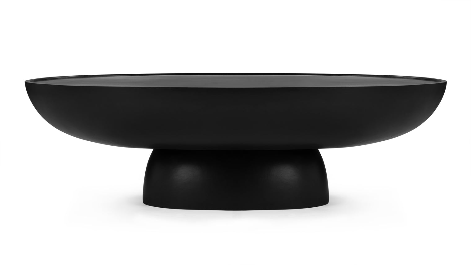 Aura - Aura Outdoor Coffee Table, Black Concrete