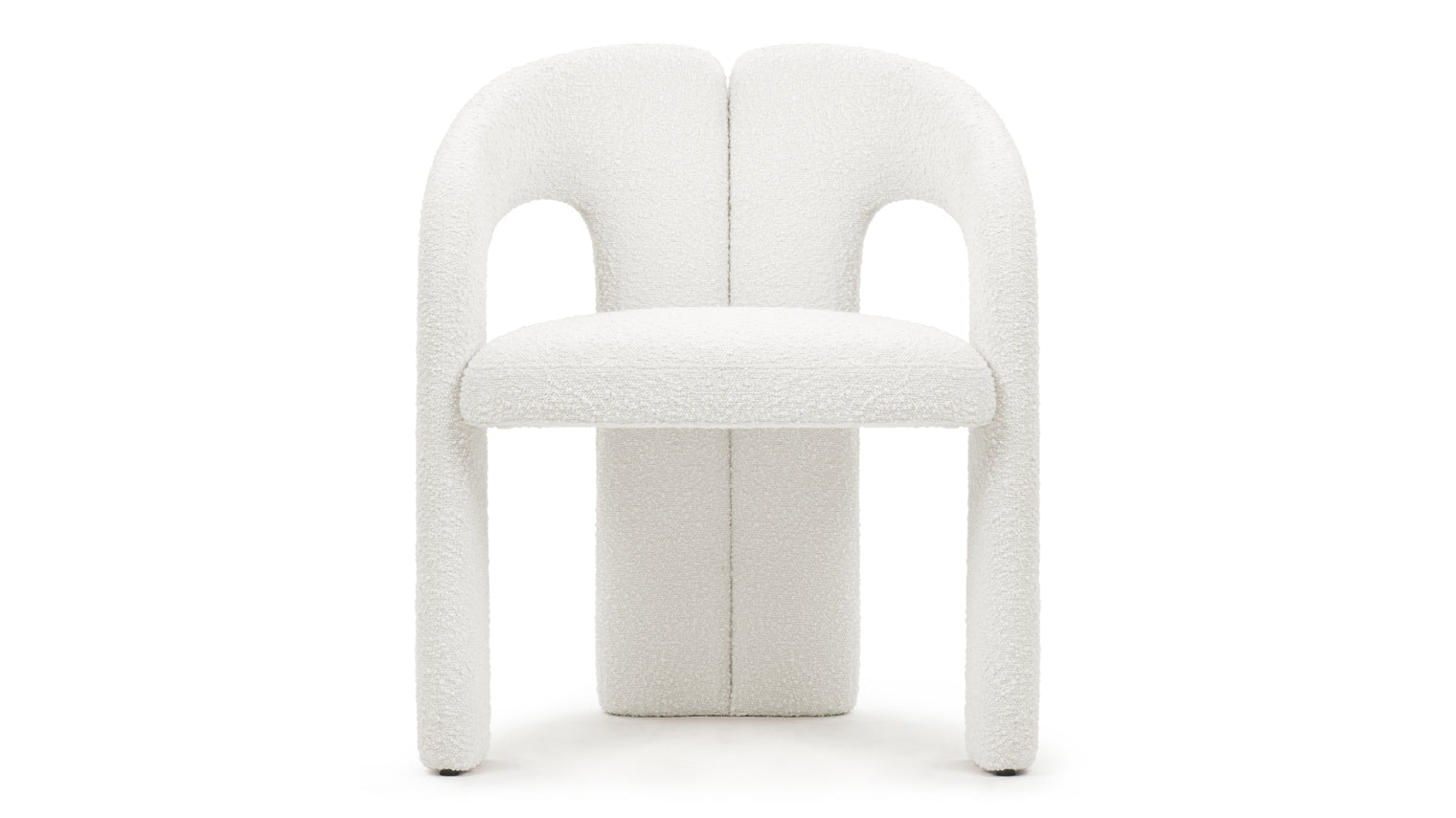 Dudet - Dudet Chair, White Boucle