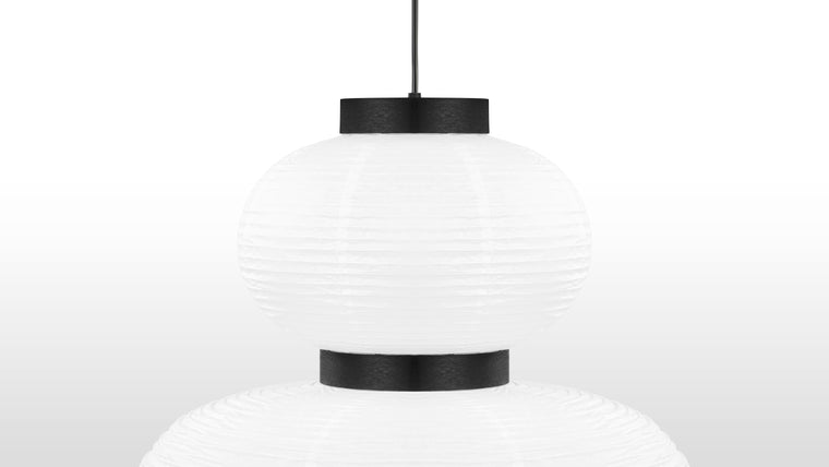 A Modern Take on Traditional Craftsmanship | With its authentic and enduring charm, the pendant light showcases a delicate shade crafted from rice paper; a material commonly used in traditional Asian lanterns. A material commonly used in traditional Asian lanterns, the rice paper allows for a soft and diffused glow when illuminated, creating a warm and inviting atmosphere suitable for various settings.
