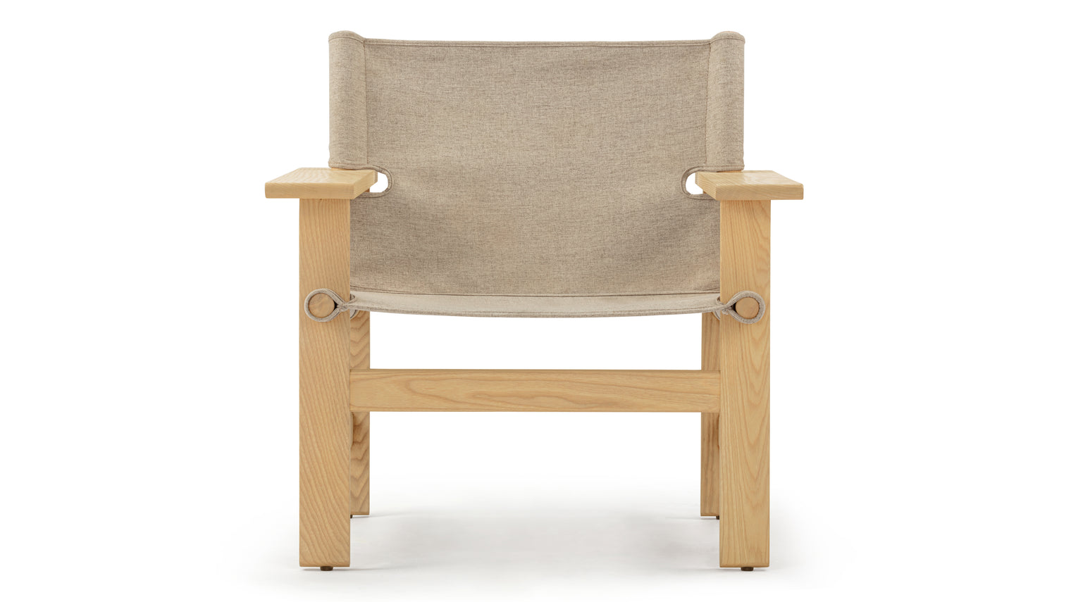 Arte - Arte Lounge Chair, Natural Ash and Canvas