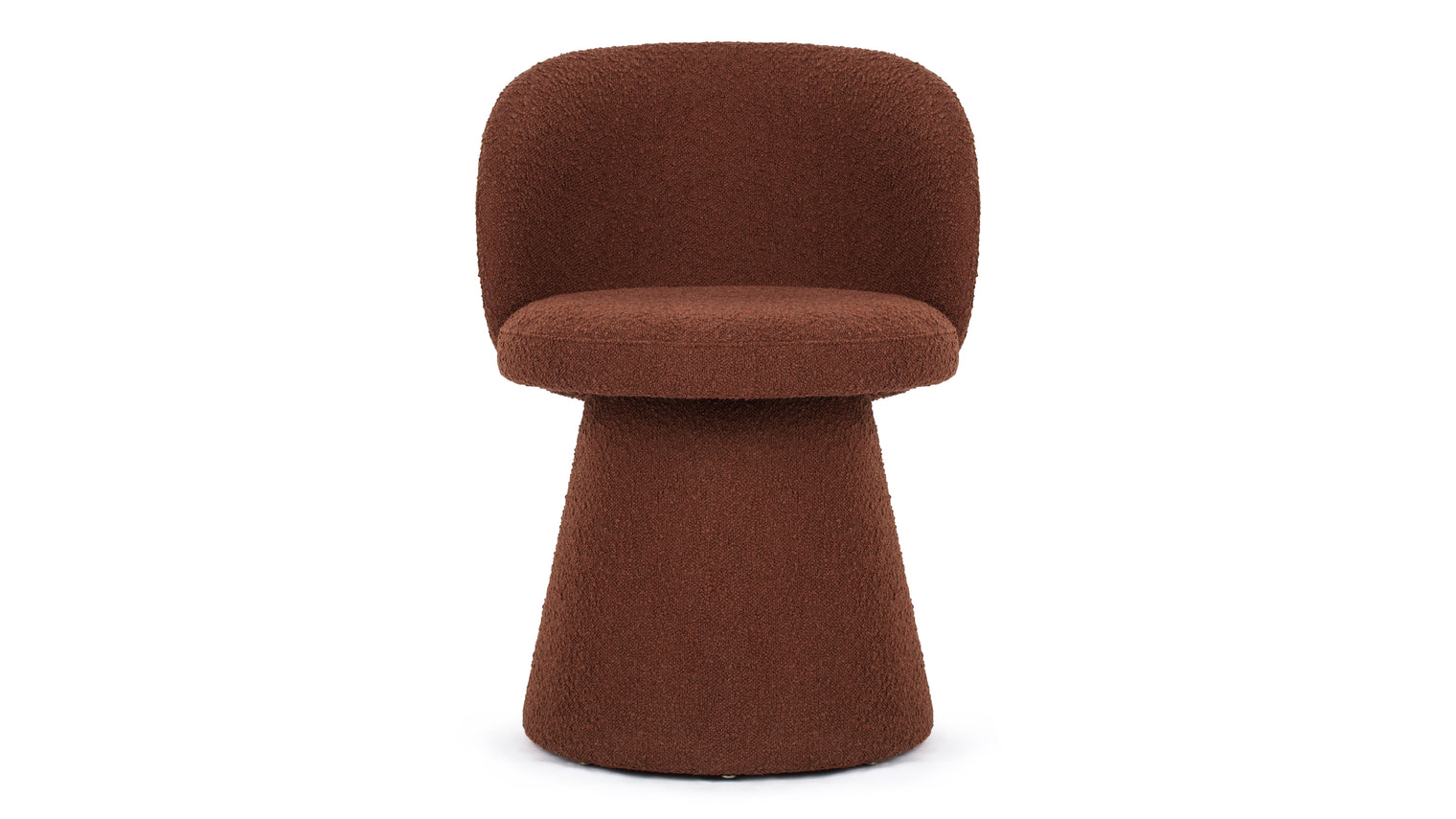 Ria - Ria Side Chair, Ginger Boucle