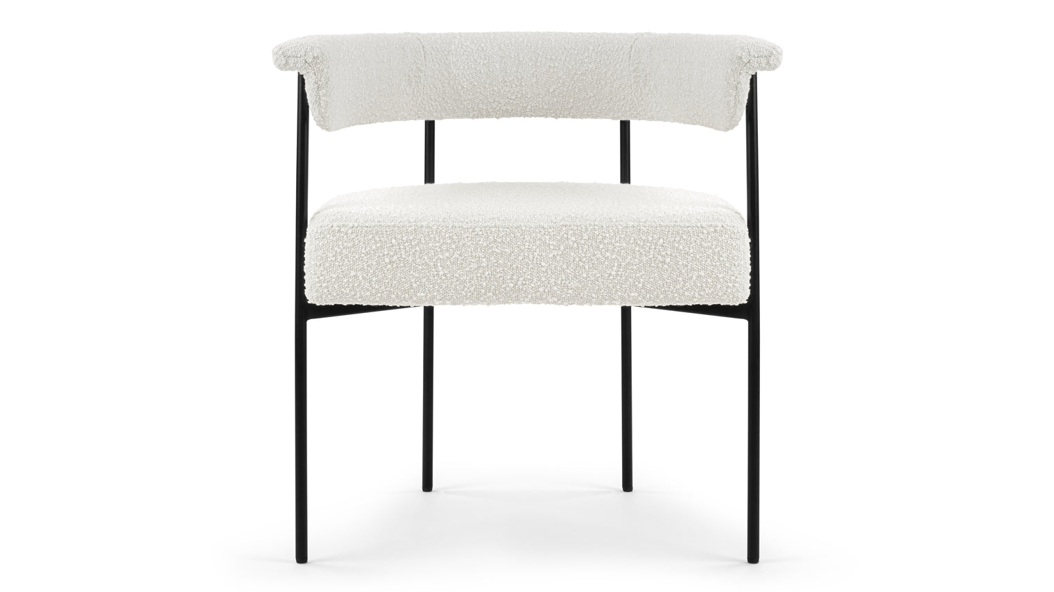 Mei - Mei Armchair, Warm White Boucle