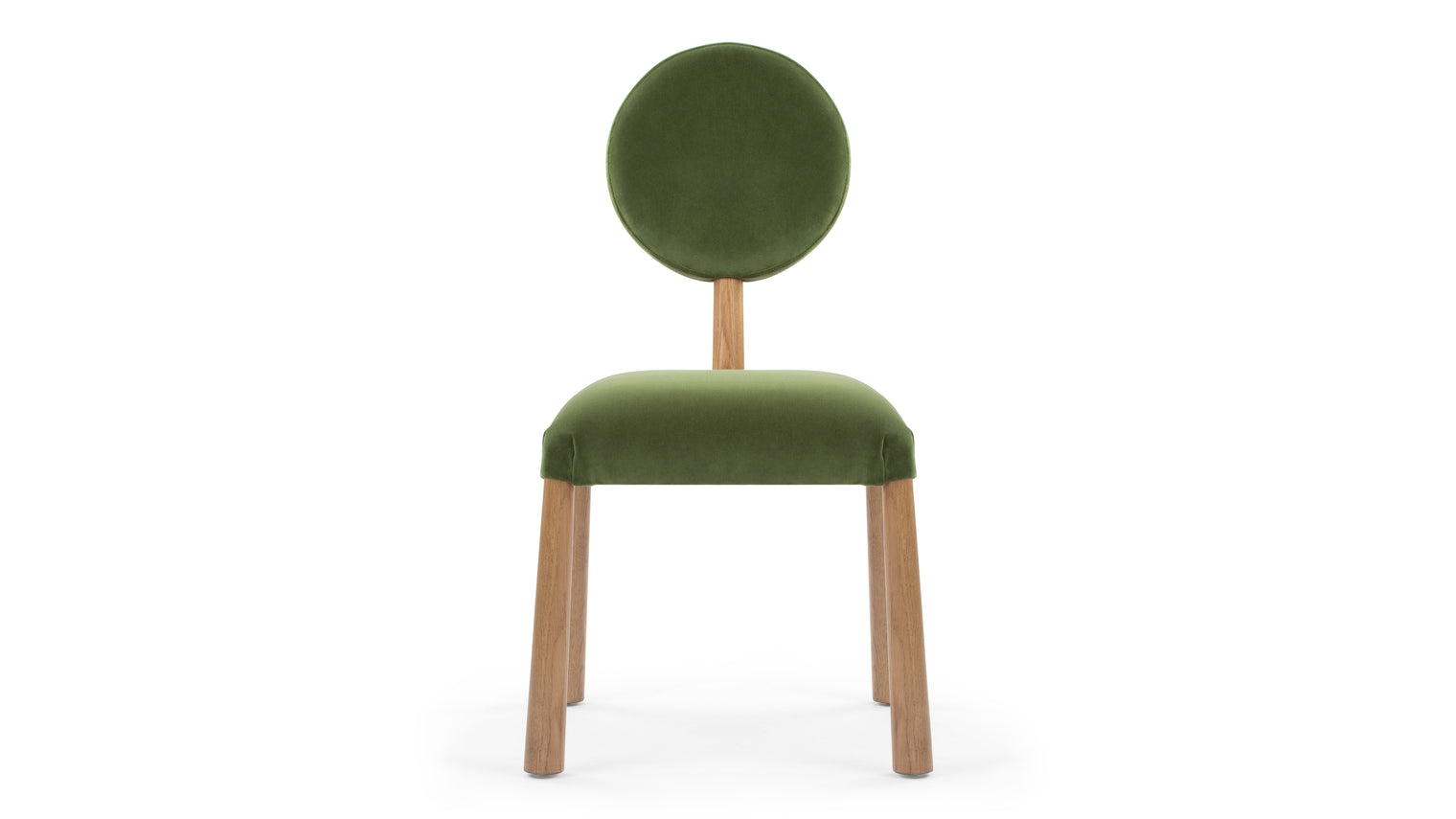 Fossie - Fossie Side Chair, Moss Green Velvet