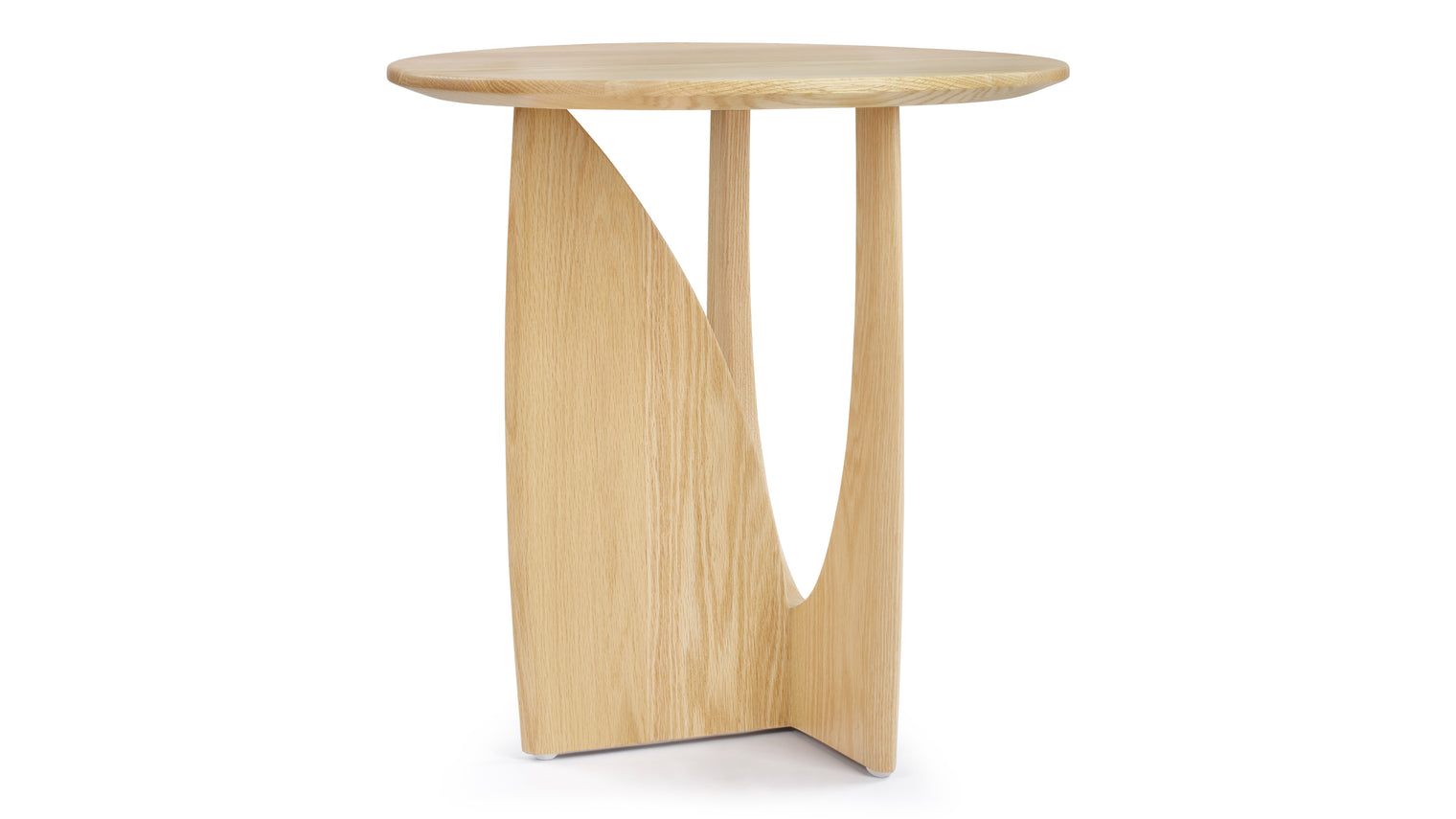 Geometric - Geometric Side Table, Light Oak