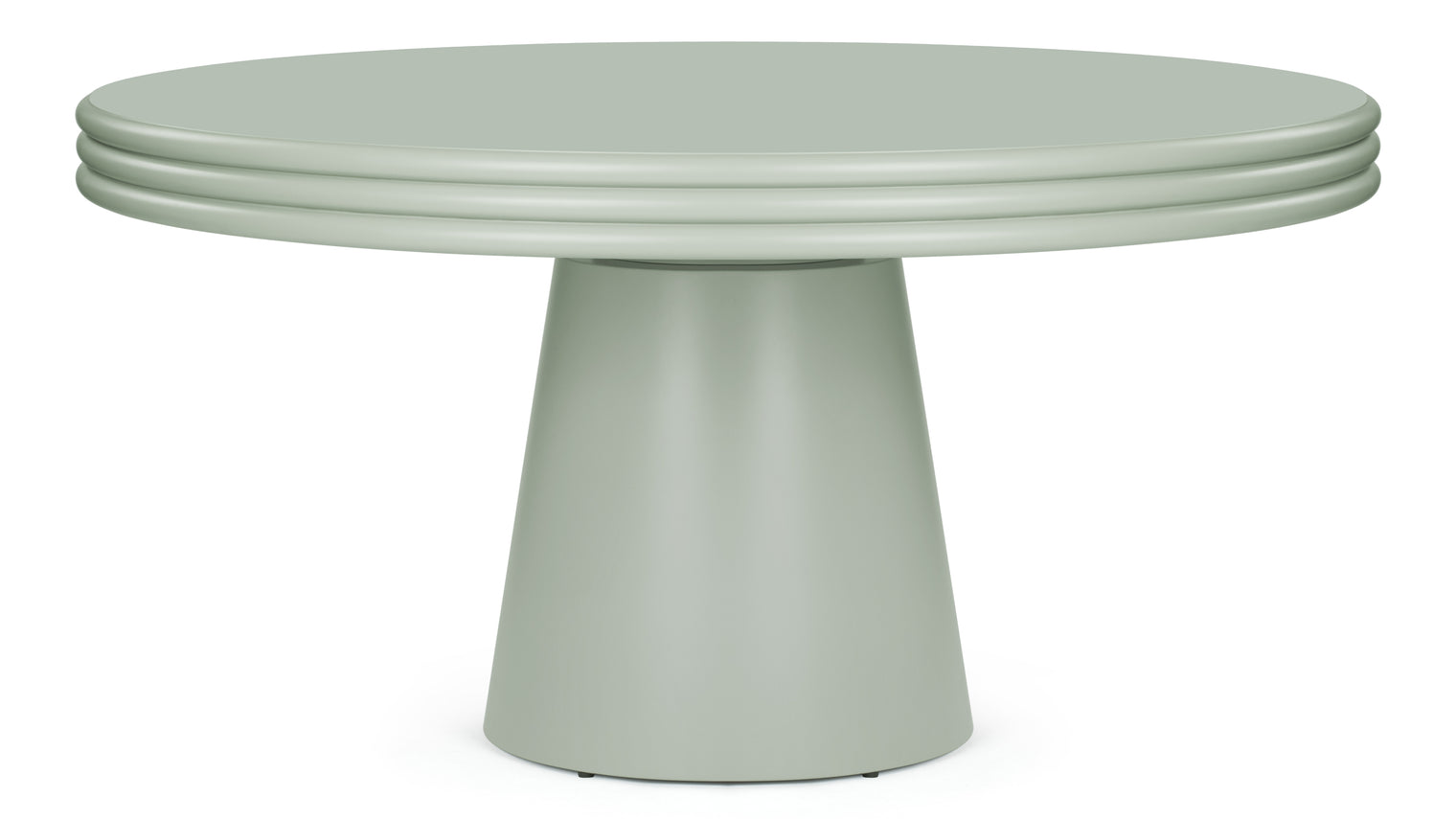 Pascal - Pascal Round Dining Table, Mist Green, 59in