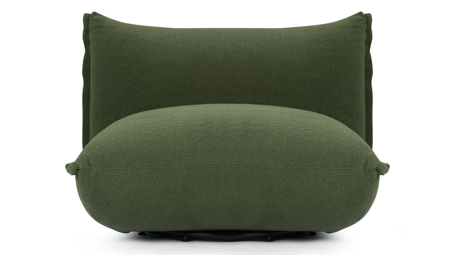 Lennox - Lennox Lounge Chair, Moss Green Teddy